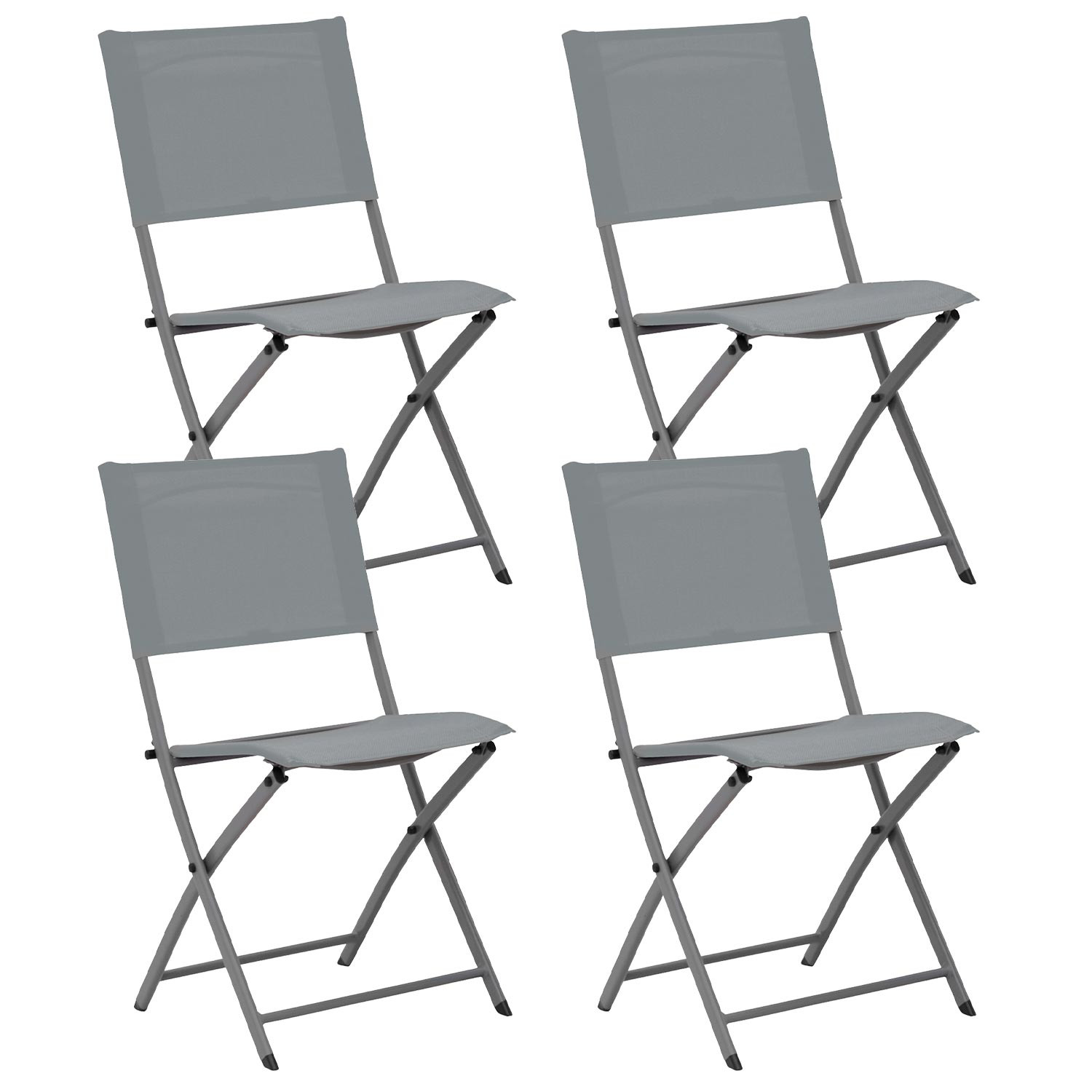 Pack 4 Cadeiras dobráveis Amaia 38,5x50x84cm 7house Mesas e cadeiras dobráveis 6